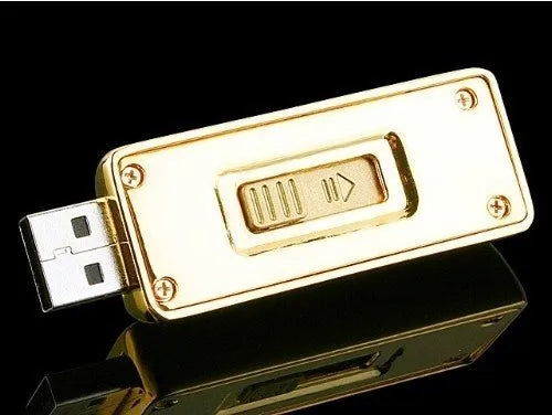 Pen Drive modelo Barra de Ouro - 16GB 128GB 256GB