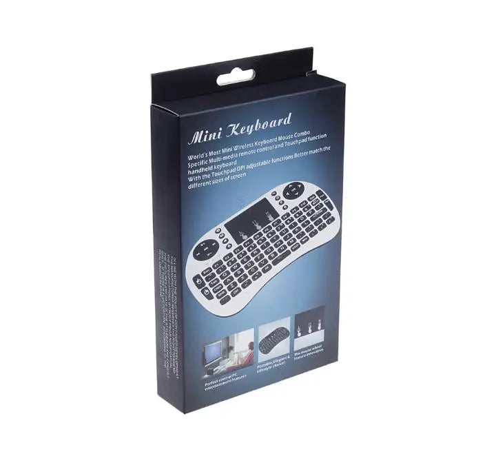 Mini Teclado Sem Fio Recarregável com Touch