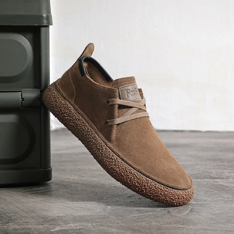 Tênis Casual em Suede Ultra Comfort Slip On