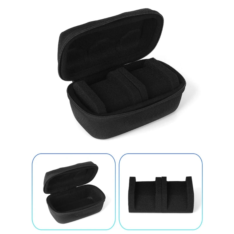 Case de Armazenamento para Viagem - Resistente com Zíper - 1, 2 ou 3 Slots